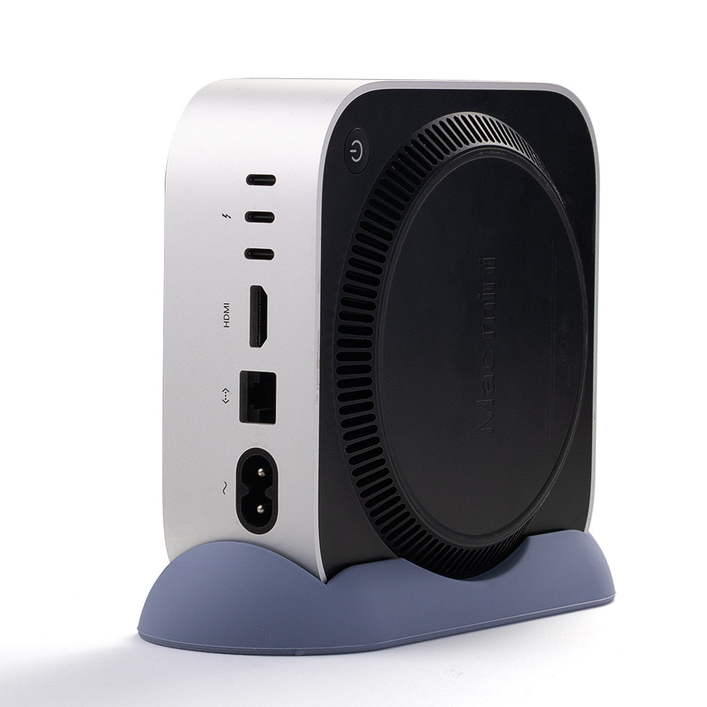 Laptop Accessories Productivity - Silicone Vertical Stand for Mac Mini
