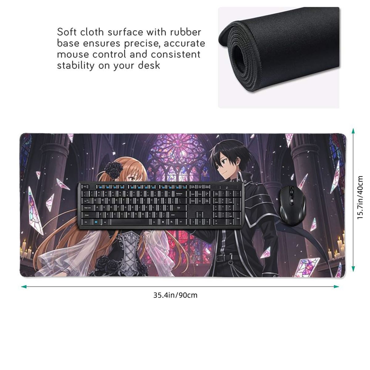 Large Mouse Pad Sword Art Onli - огляд і ціна Laptop Accessories Online