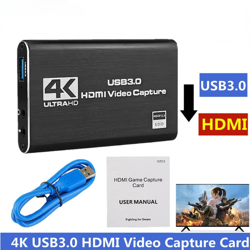 4K USB 3.0 Video Capture Card  - огляд і ціна Monitor Portable Usb