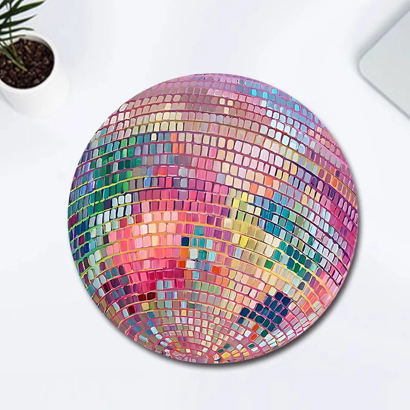 Rubber Round Pink Disco Ball M - огляд і ціна Laptop Accessories Productivity