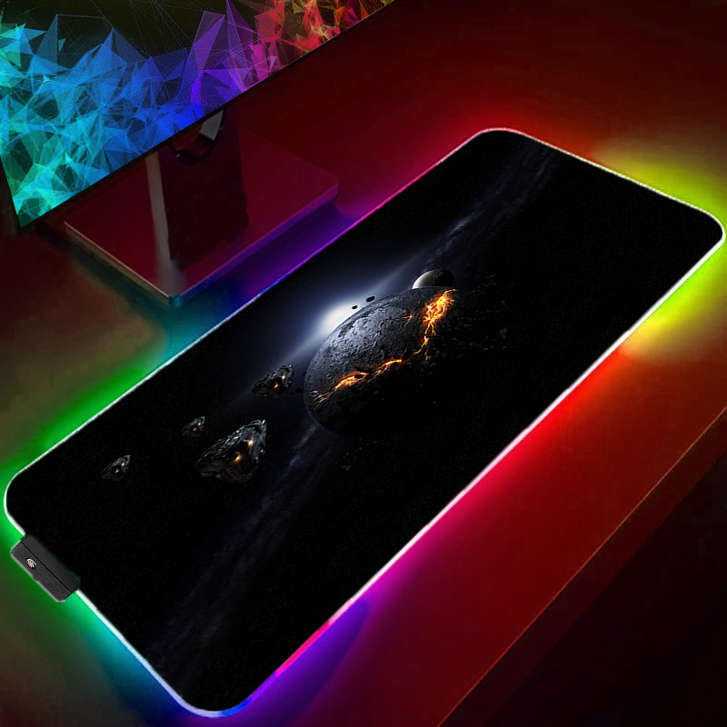 RGB Mouse Pad Gamer Large gami - огляд і ціна Laptop Accessories Online