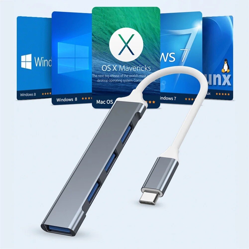 4 Ports Multi Splitter USB 3.0 - огляд і ціна Xiaomi Laptop Accessories