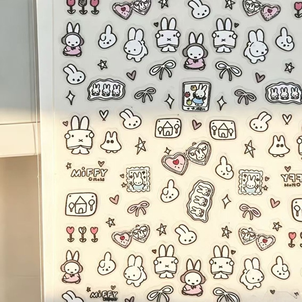 Miffy Rabbit PET Stickers Kawa - огляд і ціна Laptop Accessories All In One