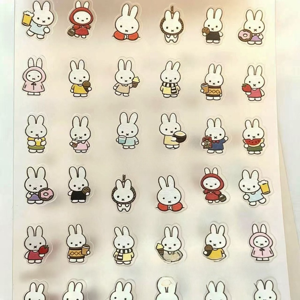 Miffy Rabbit PET Stickers Kawa - огляд і ціна Laptop Accessories All In One