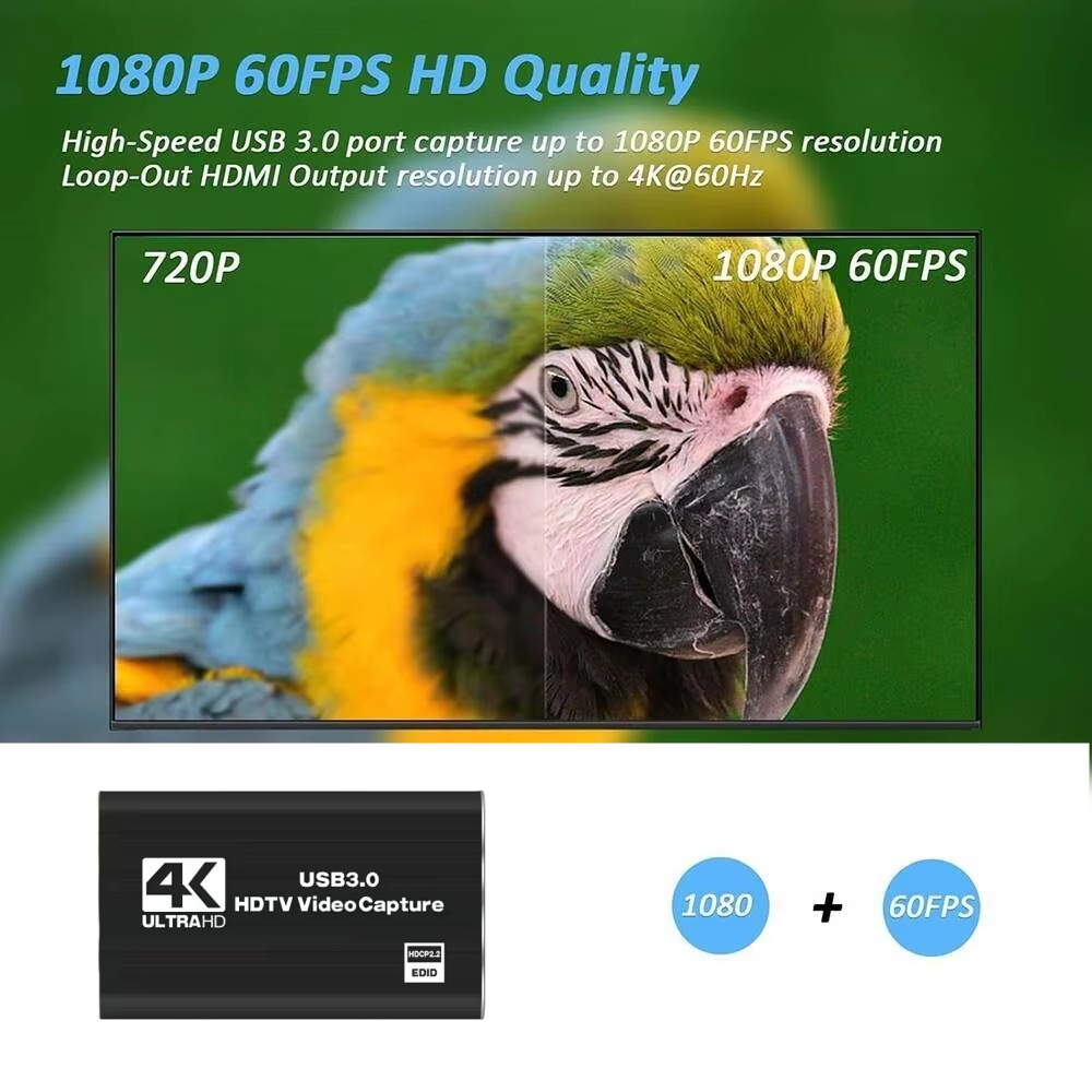 Roreta 4K USB 3.0 Video Captur - огляд і ціна Monitor Portable Usb