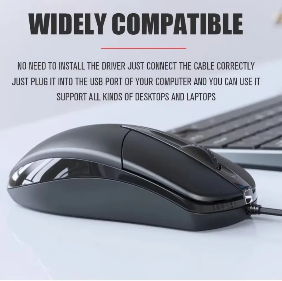 USB Optical Wired Mouse Laptop - огляд і ціна Laptop Accessories Productivity