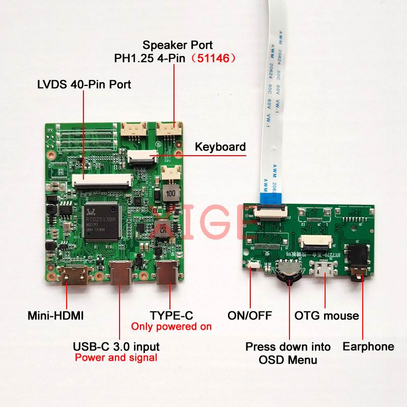 Fit N173HGE-L11/L21 USB Micro  - огляд і ціна Monitor Portable Usb