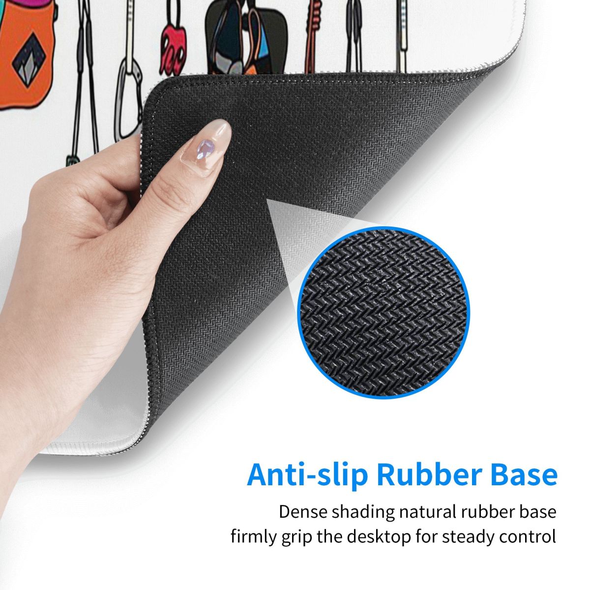 Large Mouse Pad Climbing Gear  - огляд і ціна Laptop Accessories Online