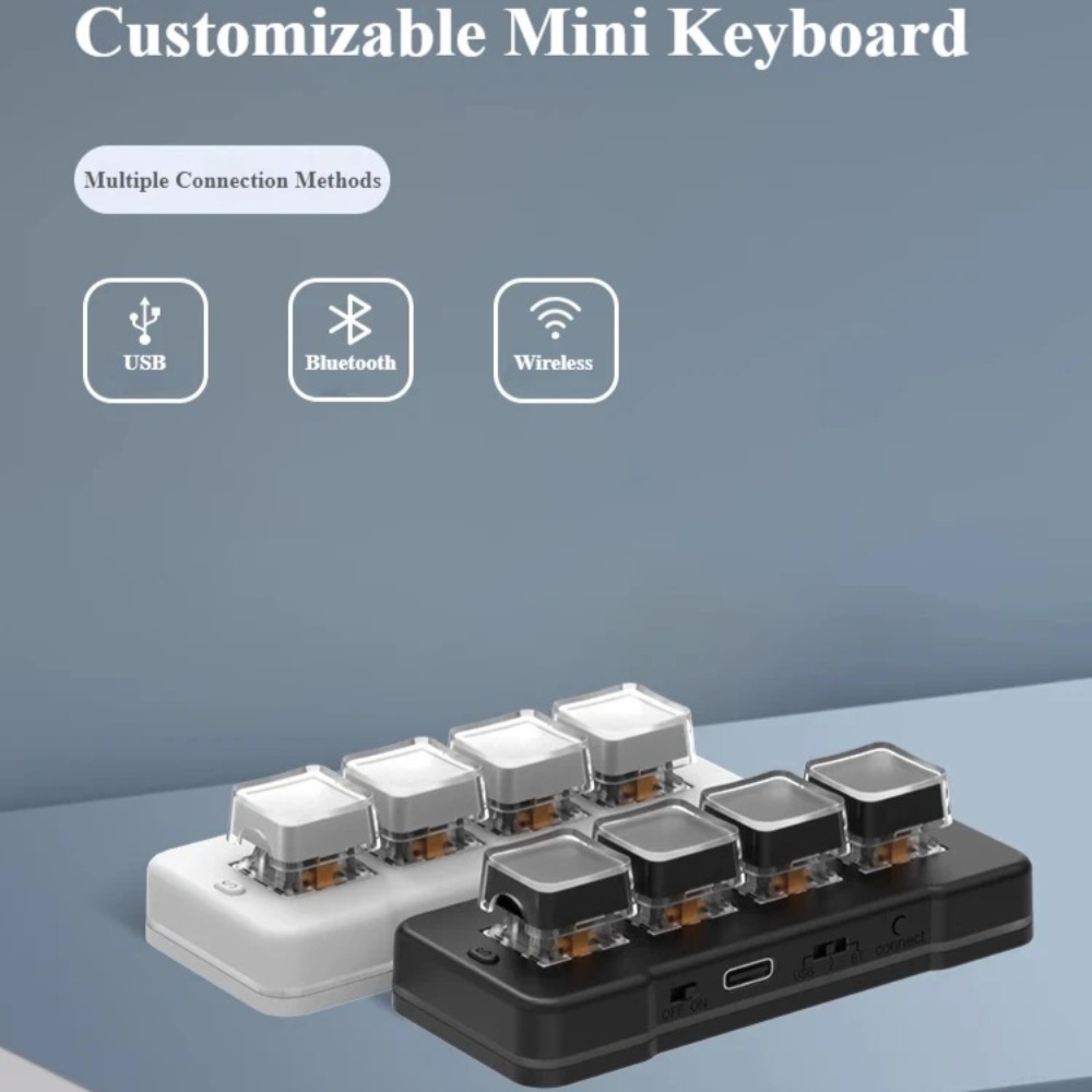 MK424Pro 4-Key Wireles Mini Ke - огляд і ціна Laptop Accessories Productivity