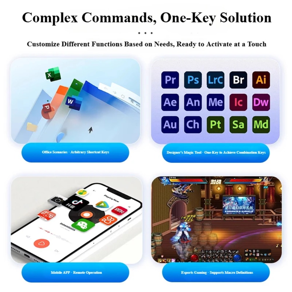 MK424Pro 4-Key Wireles Mini Ke - огляд і ціна Laptop Accessories Productivity