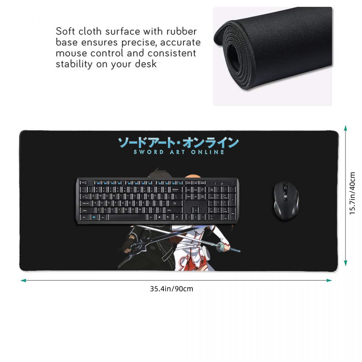Large Mouse Pad Sword Art Onli - огляд і ціна Laptop Accessories Online